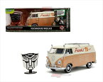 ミニカー　1/24　トランスフォーマー　ビースト覚醒　ワーゲンバス　TV中継車　Volkswagen Bus Wheeljack　JadaTOYS　1/24　【予約商品】