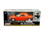ミニカー　 007 　2002　フォード・サンダーバード　赤色　1/24　AUTOWORLD　映画「007　ダイ・アナザ・デイ」仕様　007ジェームズボンド　ボンドカー　【予約商品】