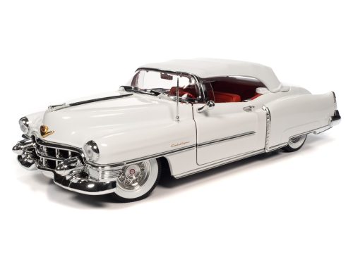 ミニカー　1/18　1953　キャデラック　エルドラド　コンバーチブル　白色　AUTOWORLD　1953 Cadillac Eldorado Convertible 