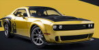 ミニカー　1/18　2020　ダッジ・チャレンジャー　R/T　ゴールド　Solido　DODGE - CHALLENGER R/T SCAT PACK 2020【予約商品】