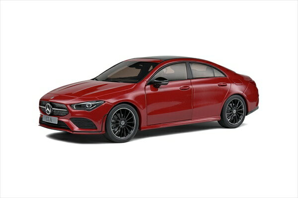 ミニカー　メルセデスベンツ 2019　CLA　AMG　赤色　1/18　　Solido　Mercedes Benz CLA C118 Coupe AMG　