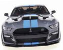 ミニカー 1/18 2022 シェルビー GT500 ガンメタ/青 フォード マスタング FORD MUSTANG SHELBY GT500 KR COUPE 2022 Solido【予約商品】