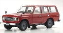 ミニカー 1/18 トヨタランドクルーザー 60系 1980 赤色 Toyota Land Cruiser 京商 ランクル ランドクルーザー【予約商品】