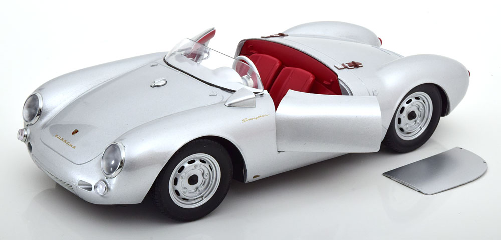 ミニカー　1/12　1956　ポルシェ　550A　スパイダー　銀色　ジェームズディーン　KKS　550A SPIDER N 130 1956 JAMES DEAN【予約商品】