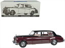 ミニカー　1/18 　 1964　ロールスロイス・ファントム　マルーン/黒色　ROLLS ROYCE - PHANTOM V MPW LHD 1964【予約商品】