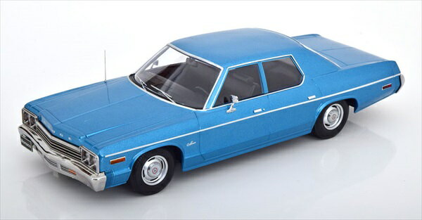 ミニカー　1/18　1974　ダッジ・モナコ　アメ車　ブルーメタ色　DODGE - MONACO 1974 限定品　KKS　予約商品