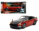 ワイルドスピード10 ワイルドスピードミニカー 1/24 JadaTOYS 1972 フェアレディZ 240Z 赤/黒 Fast Furious X 2023 1972 Datsun 240Z【予約商品】