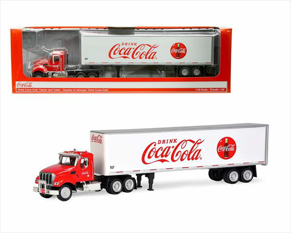 ミニカー 1/50　1953　コカコーラ　トレーラートラック　　Motor City Classics 　 1:50 Coca-Cola Beverage Delivery Truck【予約商品】