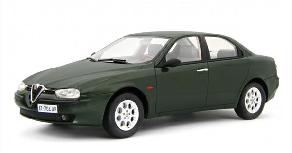 ミニカー　1/18　1997　アルファロメオ 　アルファ　156　緑色　ALFA 156 1.8 T.S. 1997 1:18 OPTIONAL 1.6 - 2.0 T.S. 1.9 JTD - 2.5 V6 24V　限定予約商品