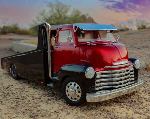 ラジコン　1/10　1953 　シボレー　積載トレーラー　赤　Chevrolet Cab1959　　限定モデル☆超精密巨大ラジコン！ローライダー　REDCAT【予約商品】