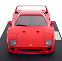 フェラーリ ミニカー 1/10 巨大サイズ 1987 フェラーリ F40 赤色 Ferrari F40 High End Resin Model 1987【200台限定予約商品】