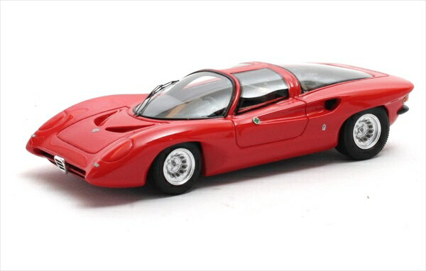 ミニカー 1/43 1969 アルファロメオ 33/2 赤色（特別限定モデル） ALFA ROMEO - 33/2 COUPE 1969 限定予約商品