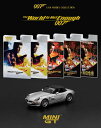 ミニカー 007 BMW Z8 1/64 ワールド・イズ・ノット・イナフ仕様 英語版ミニポスター付 007ジェームズボンド ボンドカー Mini GT 【予...