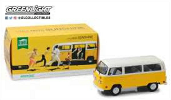 ミニカー　1/18　GREENLIGHT☆1978 VW　フォルクスワーゲン　タイプ2　ワーゲンバス　黄色　映画「Little Miss Sunshine」登場車 