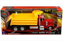 ミニカー　1/32　NEWRAY　ダンプカー　トラック　赤/黄色　Peterbilt Model 379　予約商品