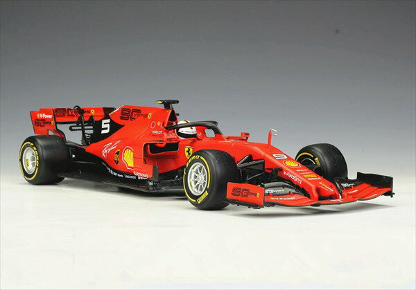 ߥ˥֥饴1/18ե顼ꡡF12019 Bburago Ferrari F1 SF90 #5 Sebastian Vettelե顼 ٥åƥ롡ͽʡ