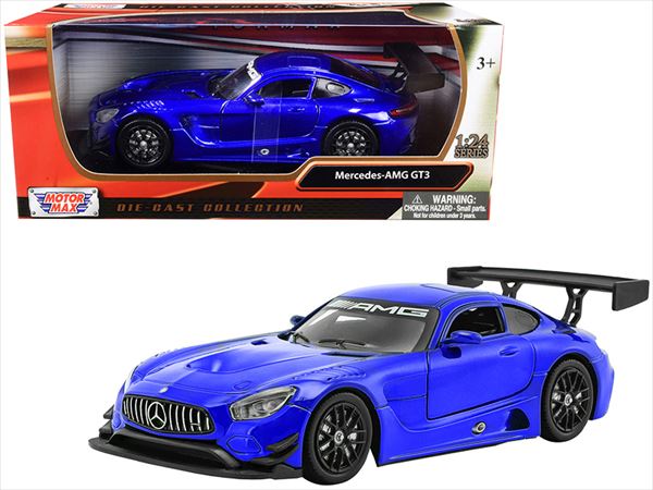 ミニカー■MOTORMAX■1/24 メルセデスベンツ AMG GT3 青色 【予約商品】