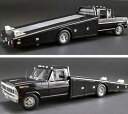 ミニカー　1/18　ACME☆キャリアカー　積載車（1台積載）　黒　ワイルドスピード 1970 Ford F-350 Ramp Truck【予約商品】