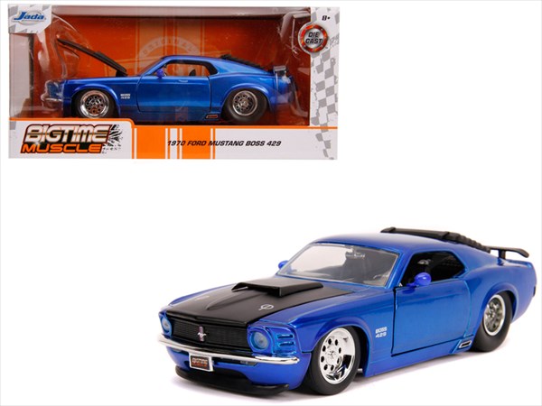 ミニカー 1/24 JadaTOYS☆1970 マスタング Boss 429 青 アメ車【予約商品】