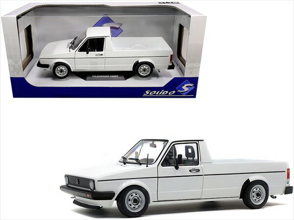 ミニカー 1/18■Solido■1982 VW フォルクスワーゲン Caddy MK1 ピックアップトラック 白色 ゴルフ GTI 【予約商品】