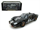 ミニカー 1/18 SHELBY COLLECTIBLES☆1966 フォード GT40 MK2 ＃2 黒色 フォードvs フェラーリ特別限定モデル！