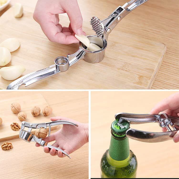 ガーリックプレス アルミ合金製 おろし器 調理器具 圧蒜器 にんにくつぶし ガーリックプレス みじん切り つぶし器 手動 キッチン道具 にんにく絞り器 便利グッズ 多機能 コンパクト 収納便利 大容量 3サイズ 選べる プレゼント ギフト アウトドア houbian-10020244 ATiC サンプル画像3