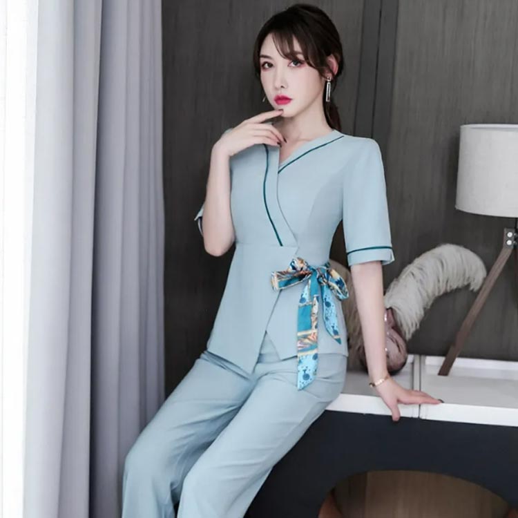 制服 事務 リラクゼーション ユニフォーム エステユニフォーム エステ クリニック レディース サロンウェア 女性 サロン セットアップ ビューティウェア 通勤 美容師 介護 受付 半袖 ネイル ナース 看護師 歯科衛生士