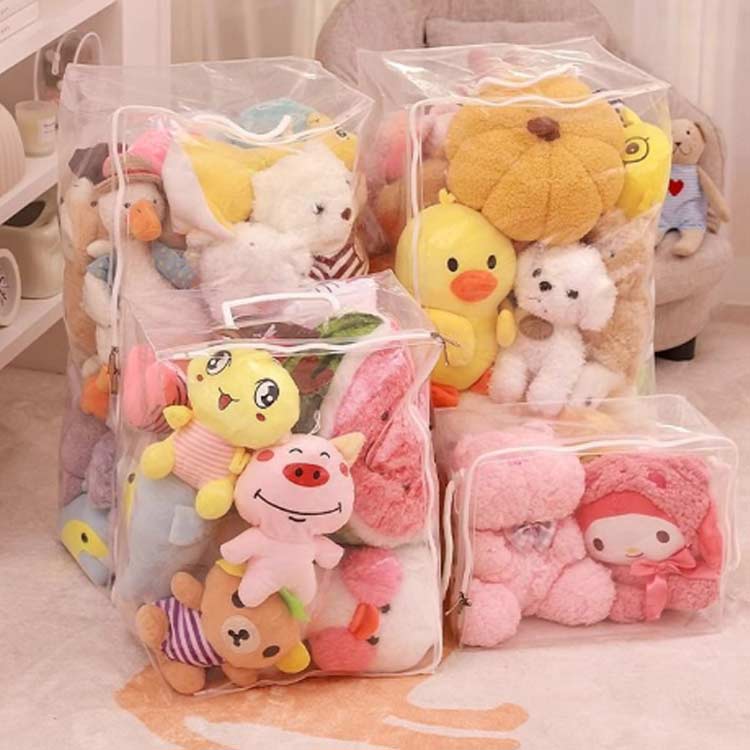 見せる収納 おもちゃ収納 収納 ぬいぐるみ 収納ボックス 透明 収納ボックス ぬいぐるみ 折りたたみ 収納袋 ぬいぐるみ収納 ディスプレイ 収納ケース 収納チューブ 収納ボックス 中身が見える お片付け 整理 ケース ボックス [2]