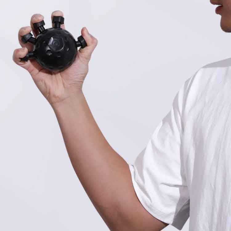 ATiCの高齢者 指 鍛える トレーニング 握力 フィンガーグリップ フィンガートレーナー 器具 エクササイズ 子供 大人 フィンガートレーナー 手のリハビリ 筋トレ エクササイズ 筋力トレ リハビリ 筋力トレーニング ストレス解消 握る リハビリ器具 指の強化 握力強化｜アングル2