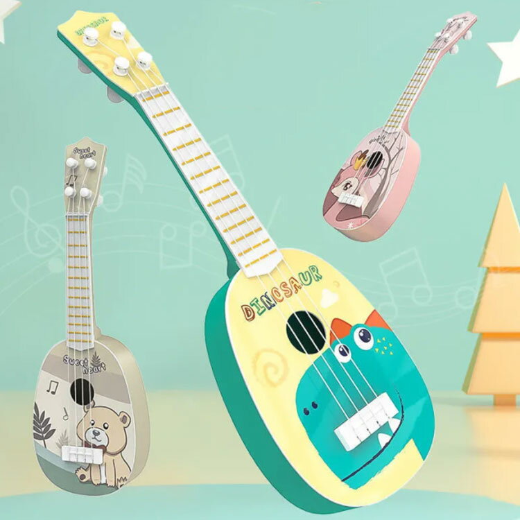 子供の日 ギフト 楽器玩具 持ち運び ウクレレ ミニ ギター 初心者モデル 楽器おもちゃ 初心者 ギター知育玩具 おもちゃ 楽器 誕生日 クリスマス プレゼント 男の子 おもしろい 写真用 撮影用 女の子 子供用 2
