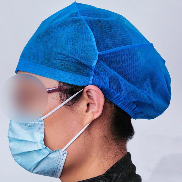 不織布 使い捨てキャップ 60枚入り ヘアキャップ ディスポキャップ 使い切りタイプ...