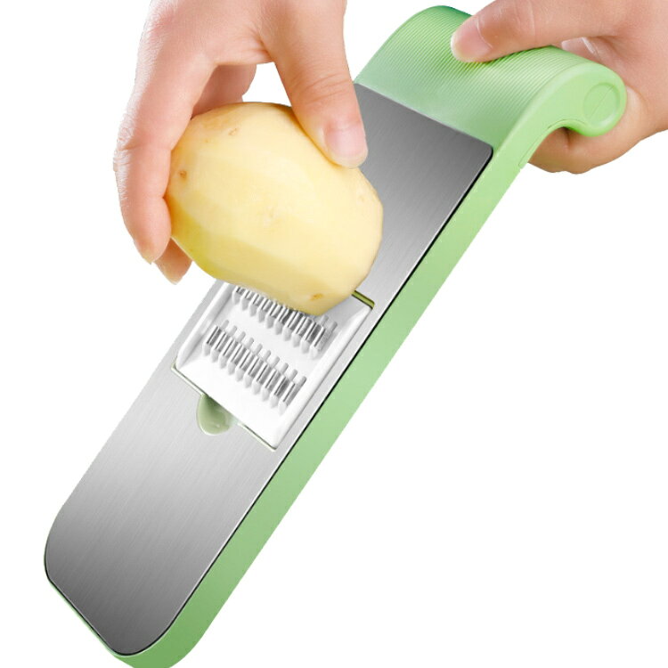 薄切り スライサー おろし器 多機能スライサー セット 安全ホルダー付 野菜スライサー 送料無料 マルチスライサー 野菜カッター 細切り 調理器セット 野菜カッター みじん切り フードカッター 大根 玉ねぎ キャベツ 千切り houbian-10016480 ATiC サンプル画像2