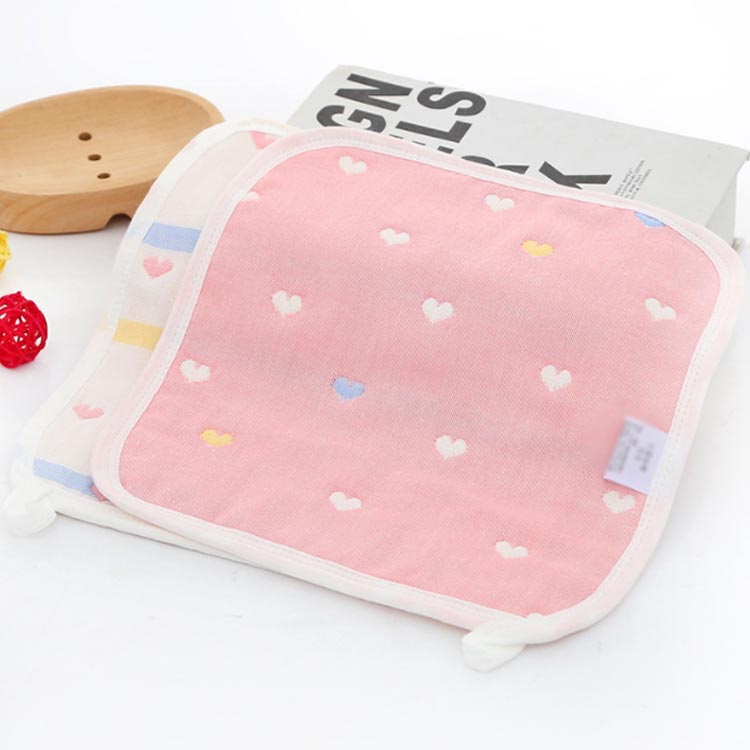 キッズ フェイスタオル 6重ガーゼ タオル 3枚組 25*25cm 綿100％ コットン ベビー 子供用 ガーゼタオル 通気性 吸水性 柔らかい ループ付き 可愛い 動物 子ども タオル たおる 通年 お風呂 バス用品 入学 入園 幼稚園 保育園 学校 北欧 ギフト 出産祝い 出産準備 送料無料 3