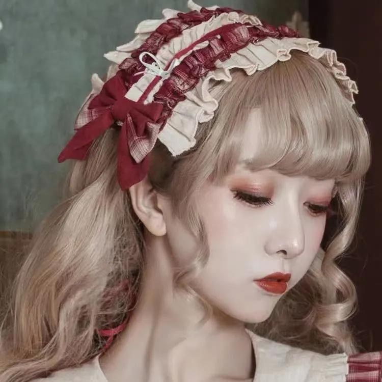ヘッドドレス レースアップ リボン付き ヘアアクセサリー ロリータ 髪飾り パーティードレス セクシー こすぷれ メイド 衣装 コスプレ衣装 ハロウィン コスチューム パーティー おしゃれ かわいい 送料無料 houbian-10012933 ATiC サンプル画像2
