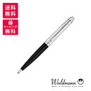 Waldmann ヴァルドマン ポケット ツイスト式 ボールペン ラインズ×ブラック WDMN-0083