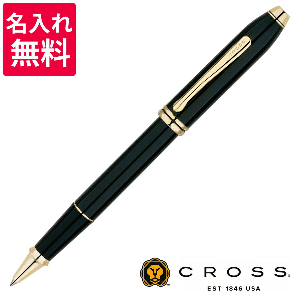  Cross クロス タウンゼント ブラックラッカー セレクチップローラーボール N575