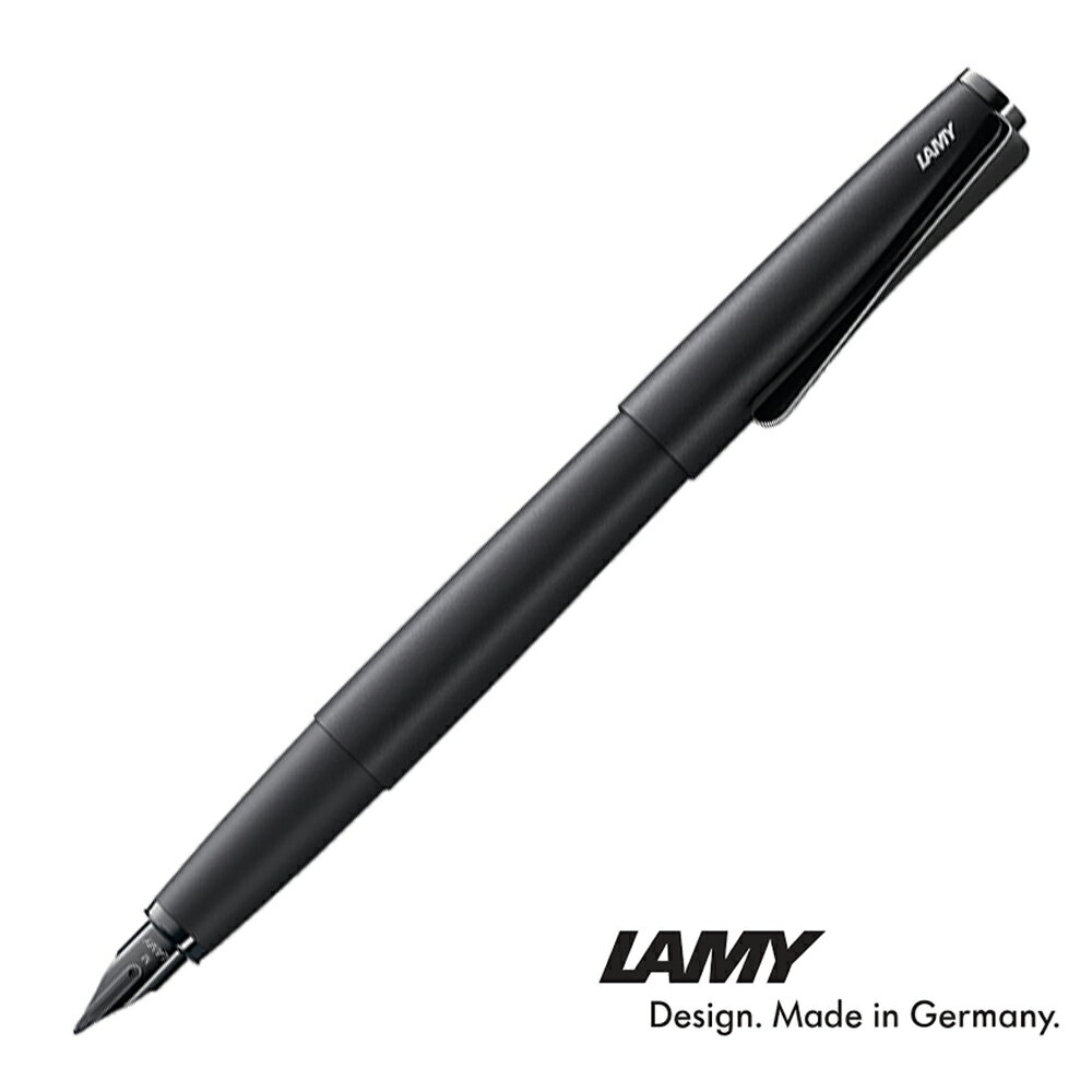 ラミー（LAMY） ラミー ステュディオ ルクス オールブラック 万年筆 L66AB-EF L66AB-F L66AB-M Lamy ブラック 黒 EF F M 極細 細字 細 中字