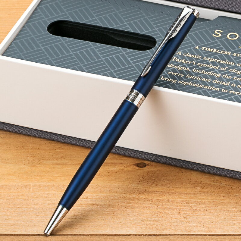 【名入れ無料】 パーカー スリムボールペン ソネット スリム ラックブラックCT ブルーラッカーCT 1950793/1950890格安通販　バレンタイン　人気　ランキング