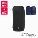 S.T.DUPONT デュポン Pen Case 3本用 ペンケース ブラックスムースレザー 007111