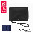 S.T.DUPONT デュポン Pen Case 10本用 ペンケース ブラックスムースレザー 007112(3)
