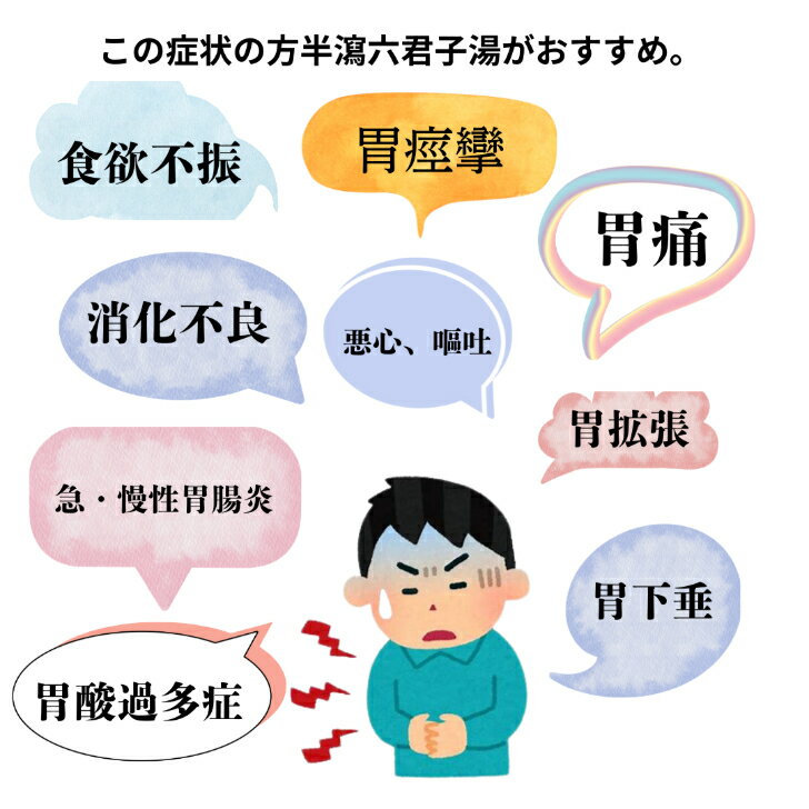 【第2類医薬品】半瀉六君子湯30日分90包【効能、効果】急・慢性胃腸炎、胃酸過多症、消化不良、食欲不振、胃痙攣、胃痛、胃拡張、胃下垂胃腸虚弱、悪心、嘔吐、腹鳴、下痢