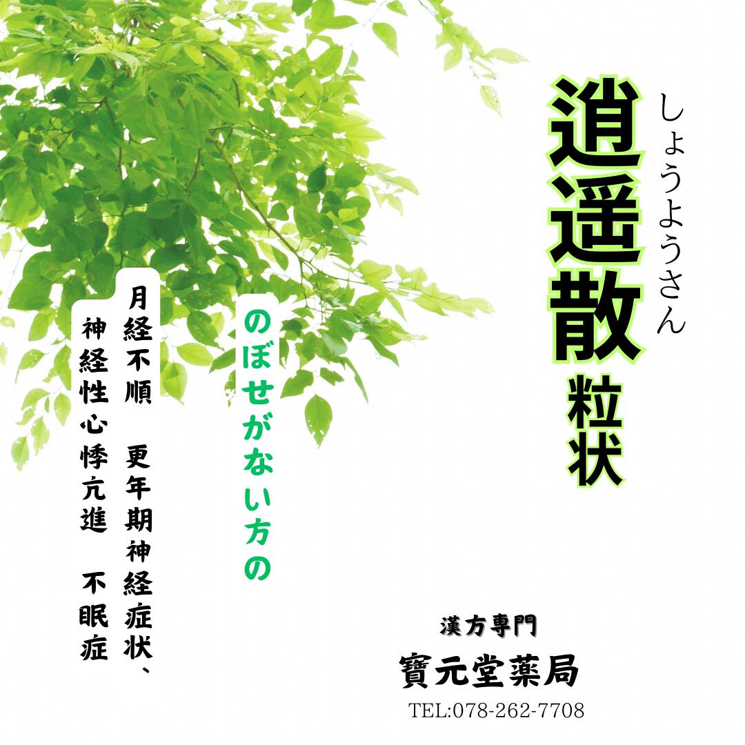 【第2類医薬品】逍遥散粒状 7日分21包漢方薬 漢方 イライラ かゆい 漢方顆粒薬 更年期 生理不順 月経不順 不眠症 更年期障害 更年期神経症状 心悸亢進 神経症 生理痛 hougendou-10000004 漢方専門寶元堂薬局楽天市場店 サンプル画像2