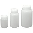 試薬びん 広口試薬びん 白色 ポリ製 50ml 100ml 250ml 500ml 1000m 2000ml 3000ml 5000ml 理科 化学 科学 実験...