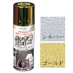 メッキ調スプレー 300mL ゴールド／シルバー