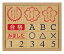 【ビバリー】木製評価印セット　SOH-005 ごほうびスタンプ