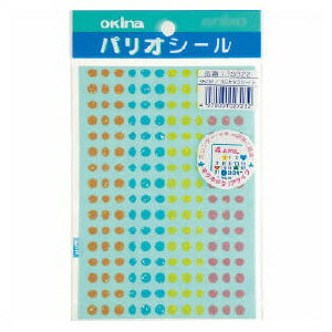 [オキナ]　パリオシール クリアシール　●直径5mm 1袋(384個)　us8-612-4167-4169532P17Sep16