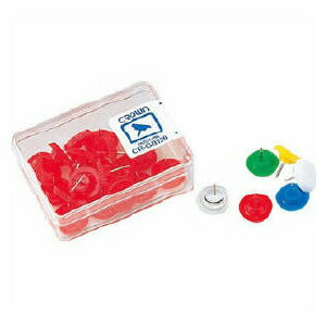 ［クラウン］　カラー画鋲　全6色 us8-612-1104-1109532P17Sep16