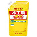 ●用途／木、紙、布、皮 ●材質／接着剤成分：酢酸ビニル樹脂 ●容量／1kg