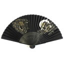 扇子 風神雷神【メール便対応可】夏小物 エコ 涼感グッズ 飛沫対策グッズ 布扇子 竹扇子 浴衣、甚平に合う扇子 小粋な扇子 携帯小物 風神雷神柄扇子