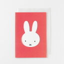 miffy グリーティングカード レッド バースデー用【メール便対応可】 ミッフィーバースデ―カード お誕生日カード 可愛いメッセージカード シンプルデザイン ...